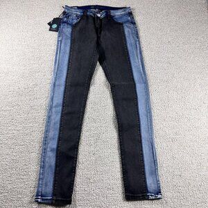 Monarda Los Angeles Two-toned Skinny Fit Jeans Blue Black Women’s Size 9